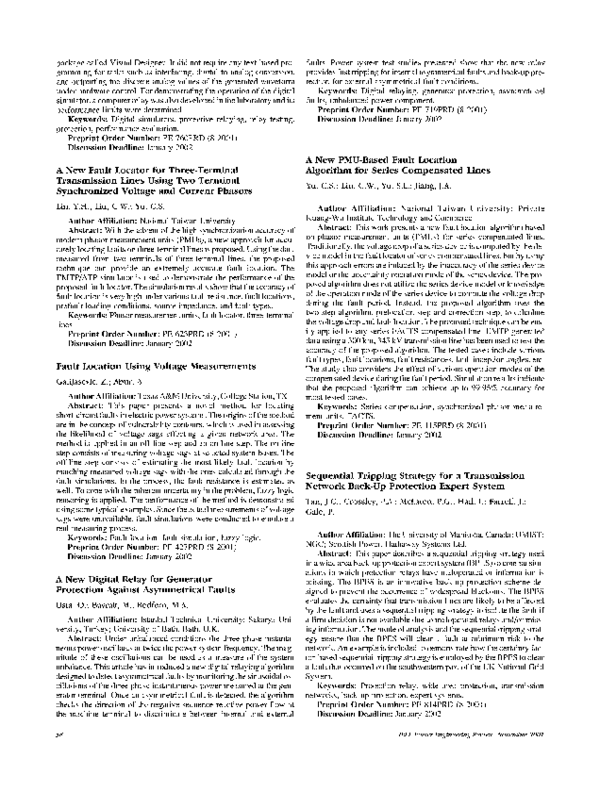 (PDF) A new PMU-based fault location algorithm for series compensated lines
