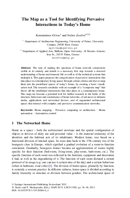(PDF) The Map as a Tool for Identifying Pervasive Interactions in Today ...