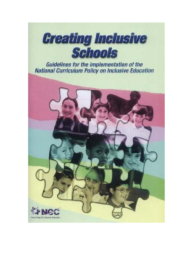 (PDF) Creating inclusive schools : guidelines for the implementation of ...