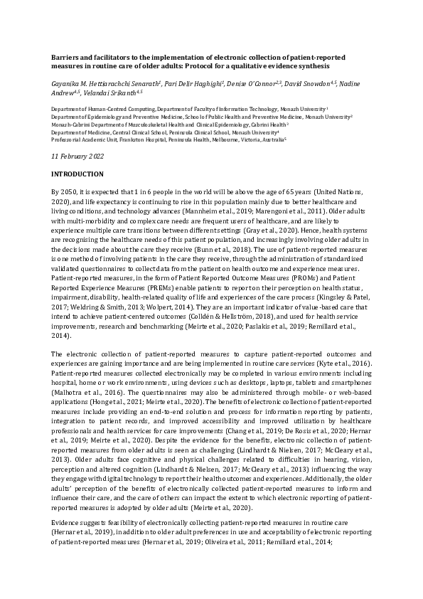 (PDF) Barriers and facilitators to the implementation of electronic ...