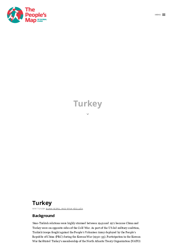 (PDF) Turkey country profile
