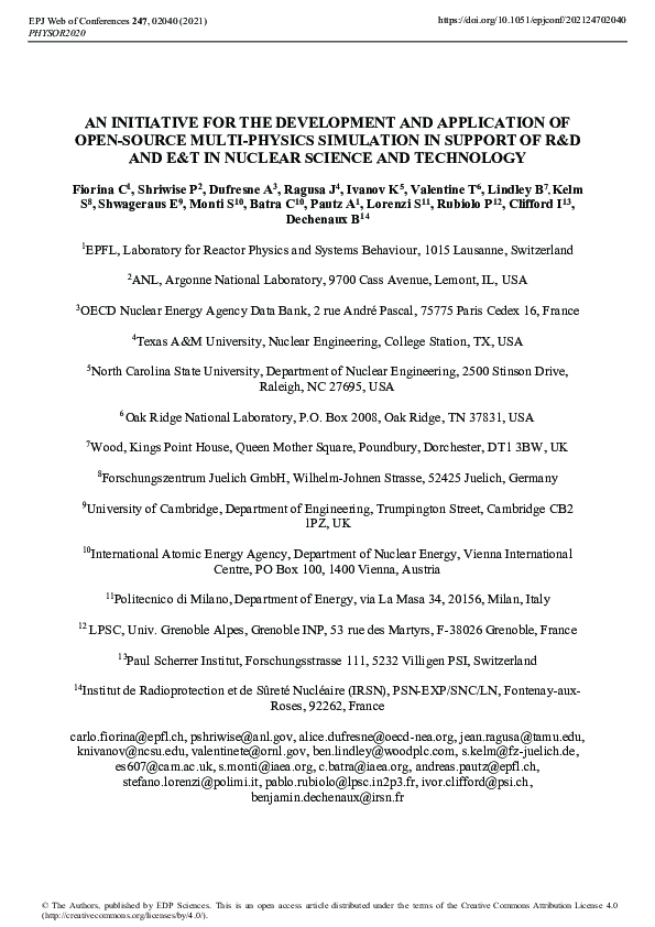 (PDF) An Initiative for the Development and Application of Open-Source ...
