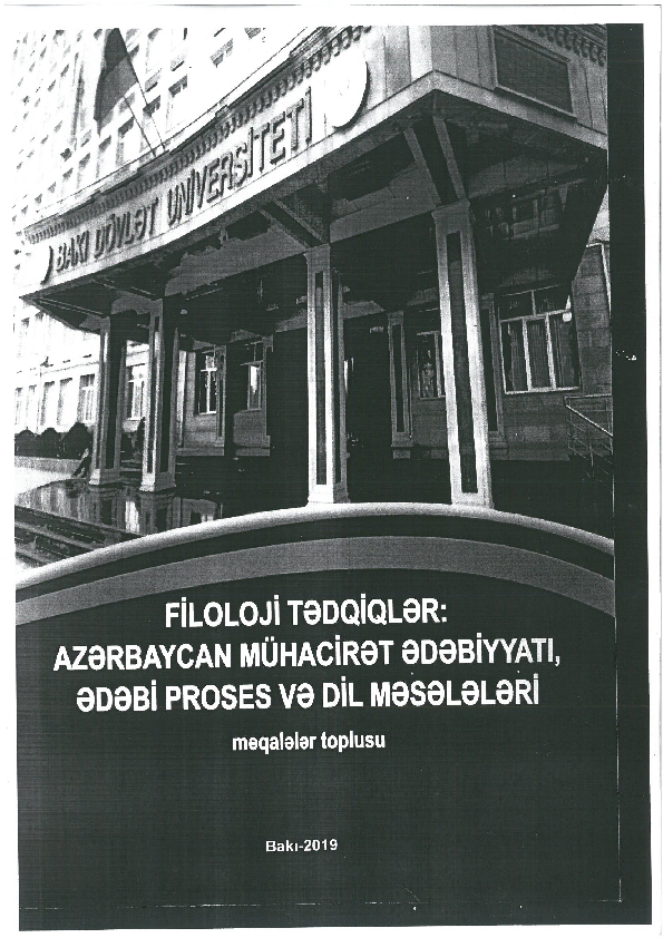 (PDF) MƏQALƏ 1 Bakı Dovlət Universiteti | shalala mammadova - Academia.edu