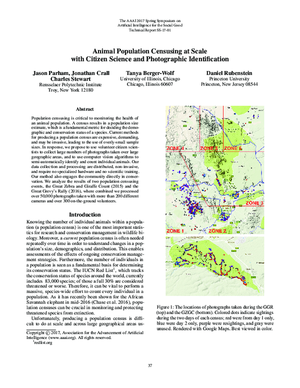 (PDF) Animal Population Censusing at Scale with Citizen Science and ...
