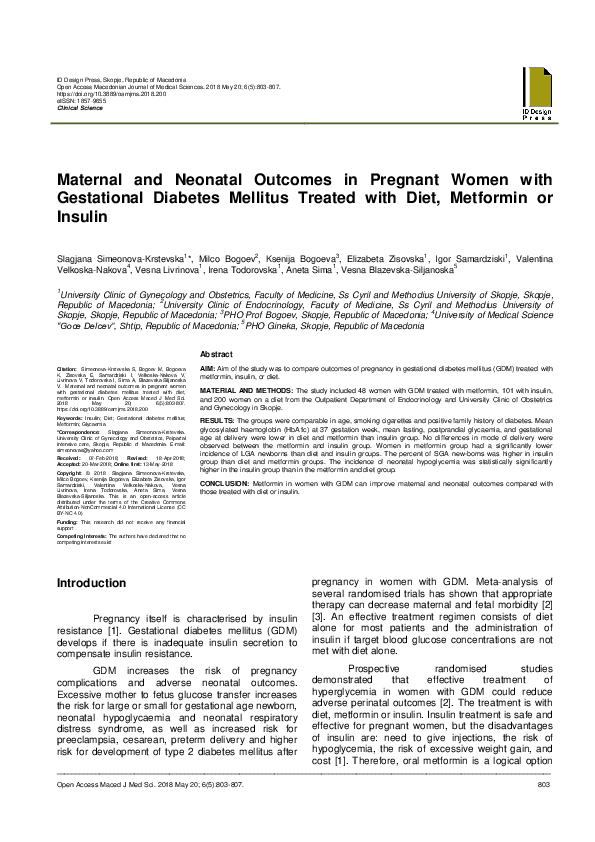 (PDF) Maternal and neonatal outcomes in pregnant women with immune ...