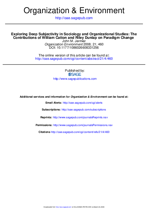 (PDF) Exploring Deep Subjectivity in Sociology and Organizational ...