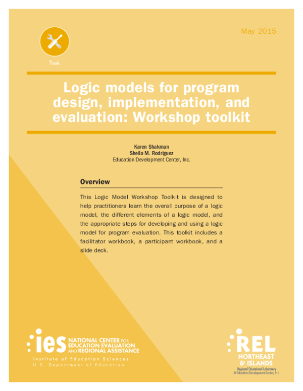 (PDF) Logic Models for Program Design, Implementation, and Evaluation ...