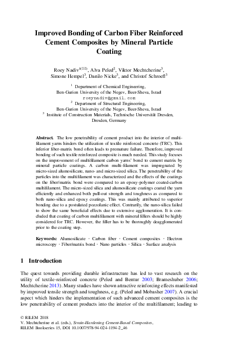 (PDF) Improved Bonding of Carbon Fiber Reinforced Cement Composites by ...