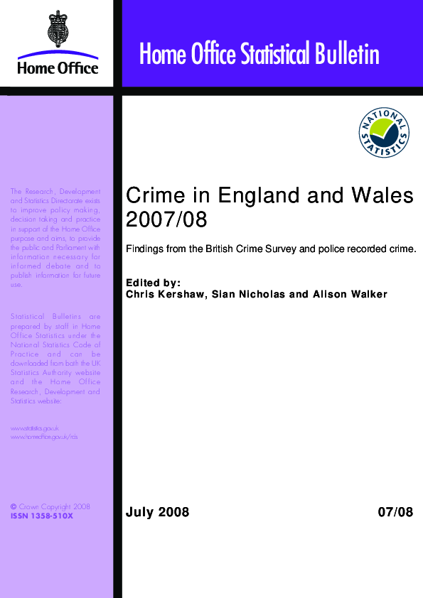 (PDF) Home Office Statistical Bulletin Stephen Roe Academia.edu