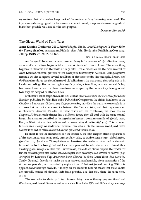 (PDF) The Glocal World of Fairy Tales
