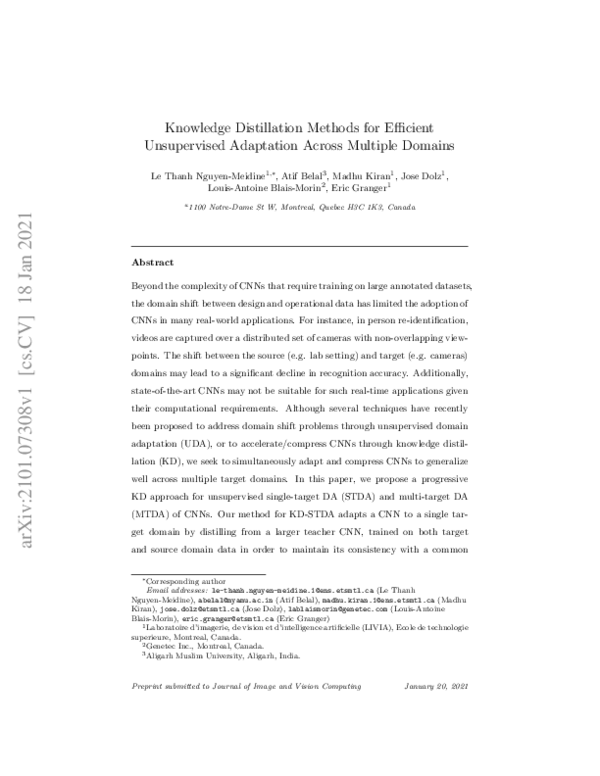(PDF) Knowledge distillation methods for efficient unsupervised ...
