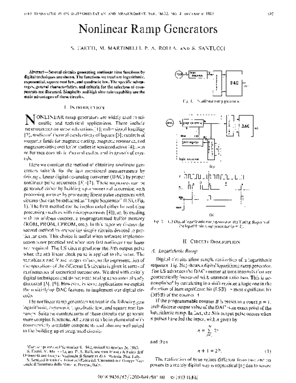 (PDF) Nonlinear Ramp Generators