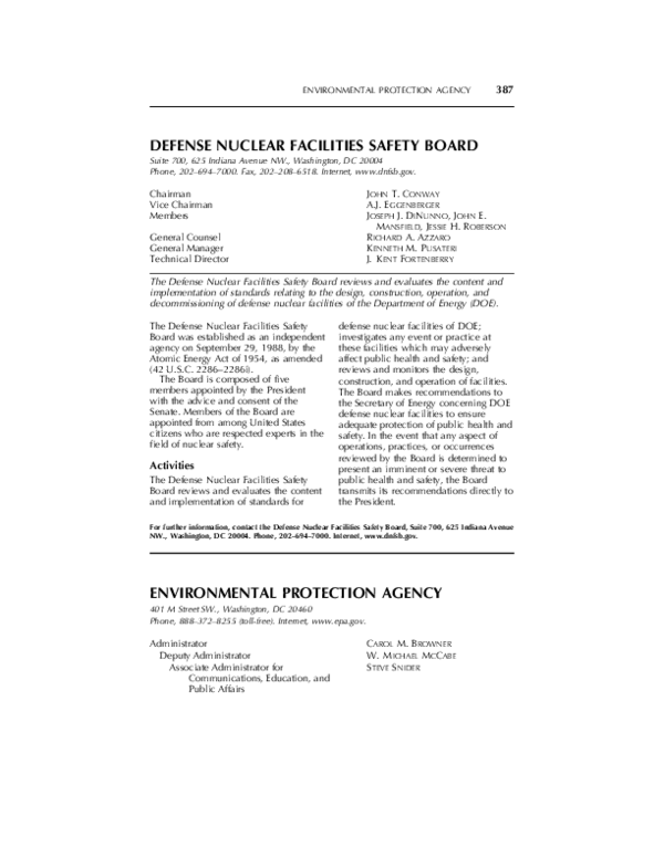 (PDF) Defense Nuclear Facilities Safety Board Pusateri
