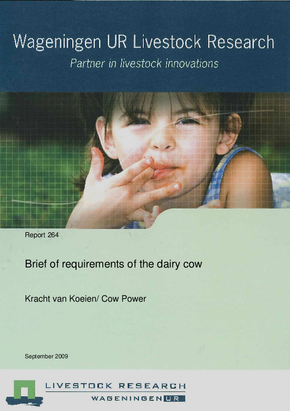 (PDF) Brief of requirements of the dairy cow ingrid van Dixhoorn Academia.edu