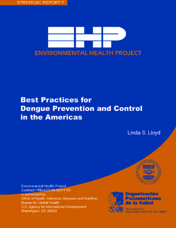 (PDF) Best practices for dengue prevention and control in the Americas