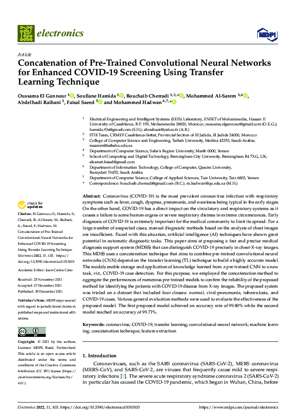 (PDF) Concatenation of Pre-Trained Convolutional Neural Networks for ...