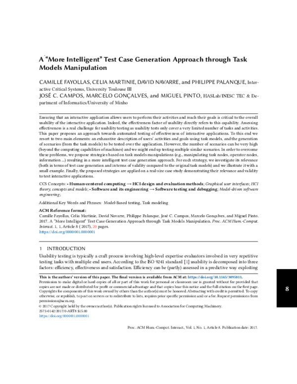 (PDF) A More Intelligent Test Case Generation Approach through Task ...