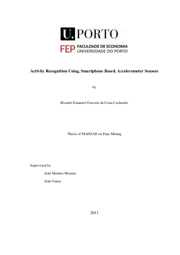 (PDF) Activity Recognition Using , Smartphone Based , Accelerometer Sensors