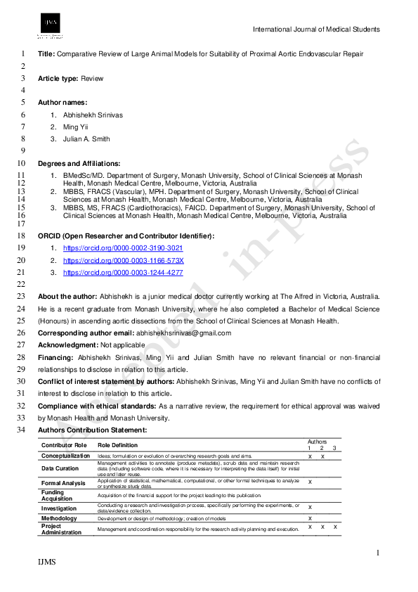 (PDF) Comparative review of large animal models for suitability of ...