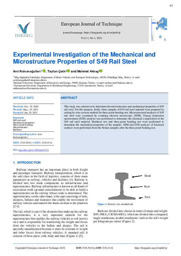 (PDF) Experimental Investigation of the Mechanical and Microstructure ...