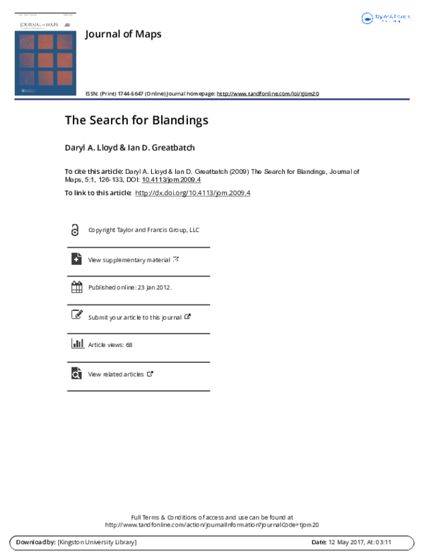 (PDF) Journal of Maps