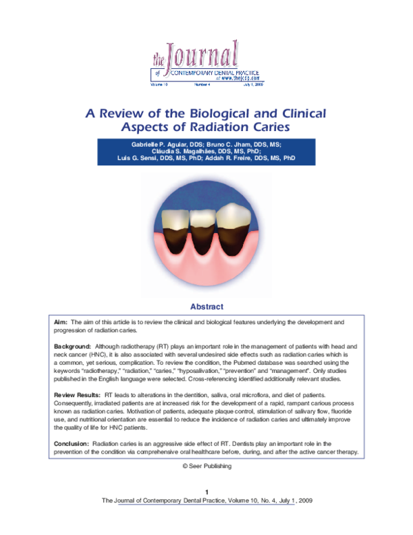(PDF) A Review of the Biological and Clinical Aspects of Radiation