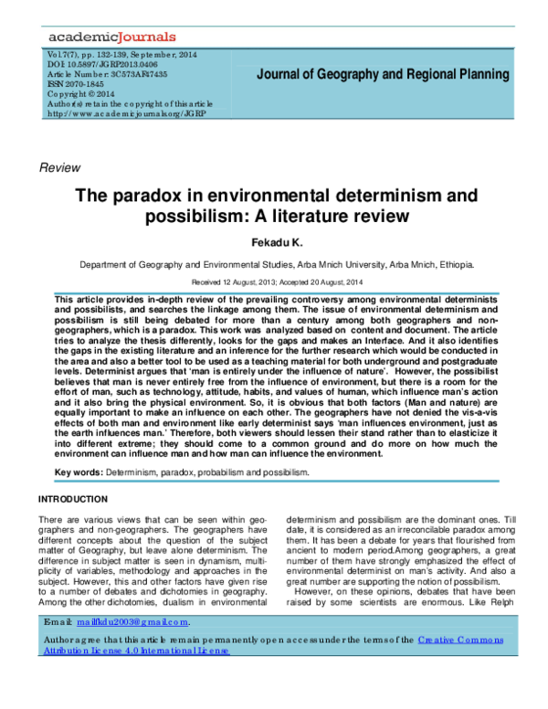(PDF) Journal of Geography and Regional Planning Review