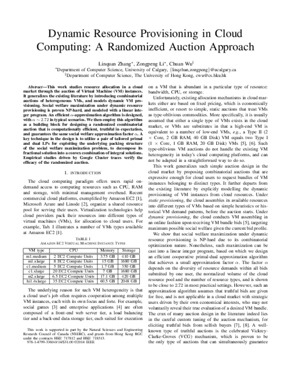 (PDF) Dynamic Resource Provisioning in Cloud Computing: A Heuristic ...