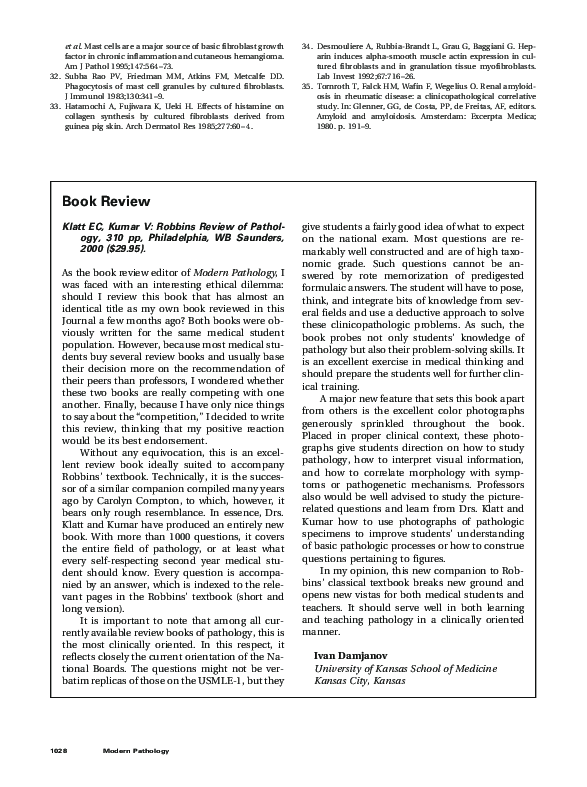  pdf robbins review of pathology