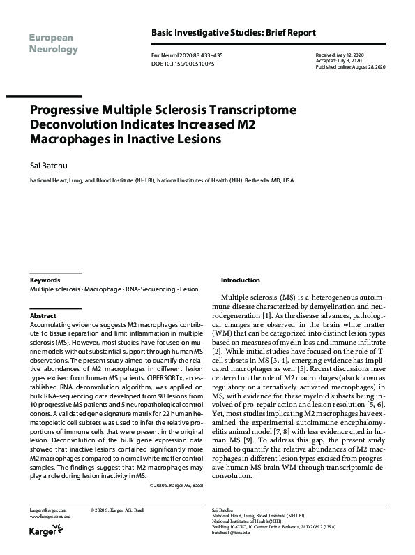 (PDF) Progressive Multiple Sclerosis Transcriptome Deconvolution ...