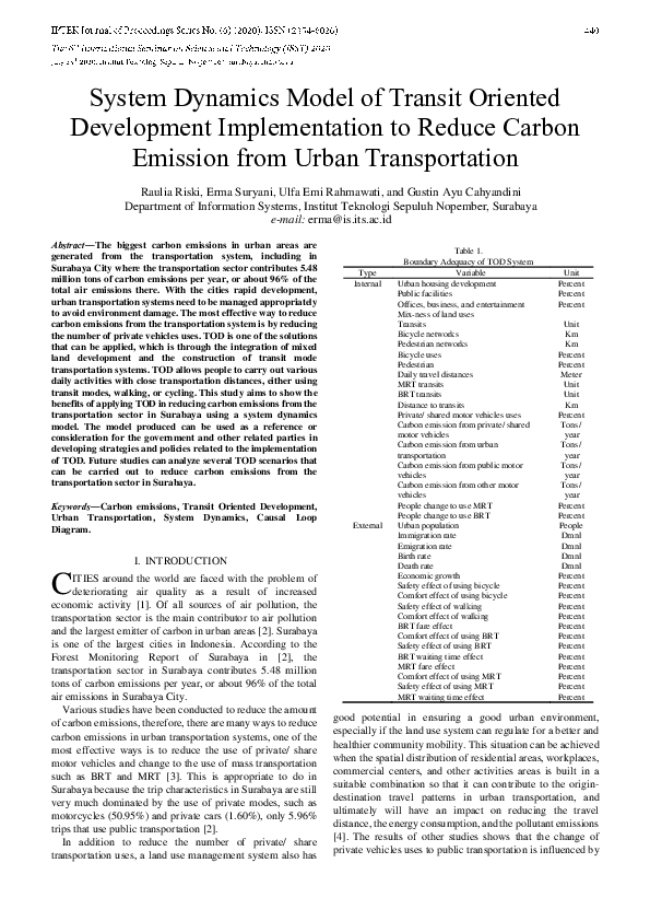 (PDF) System Dynamics Model of Transit Oriented Development ...