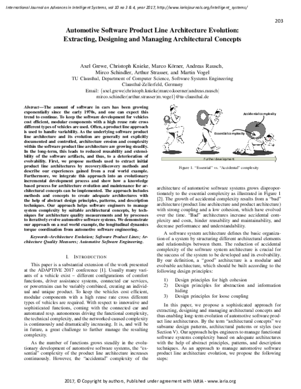 (PDF) Automotive Software Product Line Architecture Evolution ...