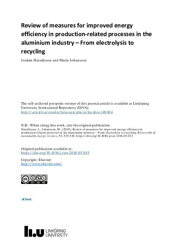 (PDF) Review of measures for improved energy efficiency in production ...