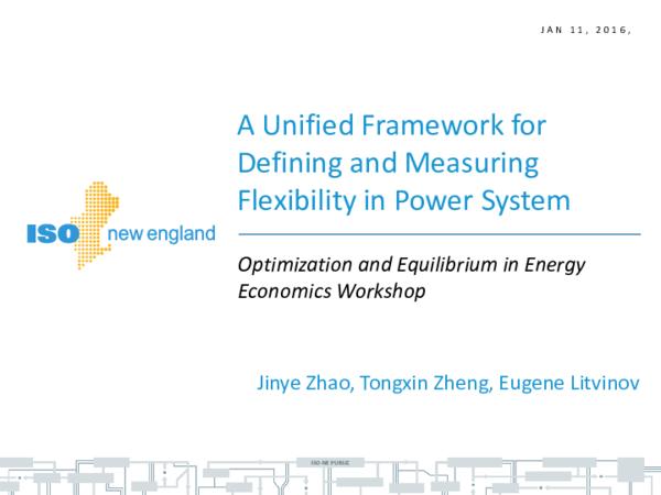 (PDF) A Unified Framework for Defining and Measuring Flexibility in ...