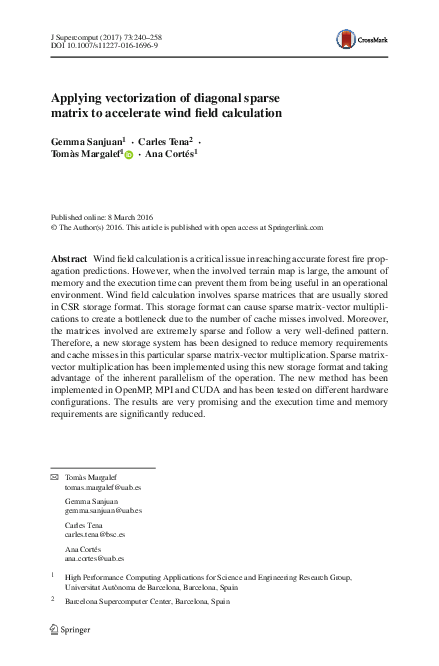 (PDF) Applying vectorization of diagonal sparse matrix to accelerate ...