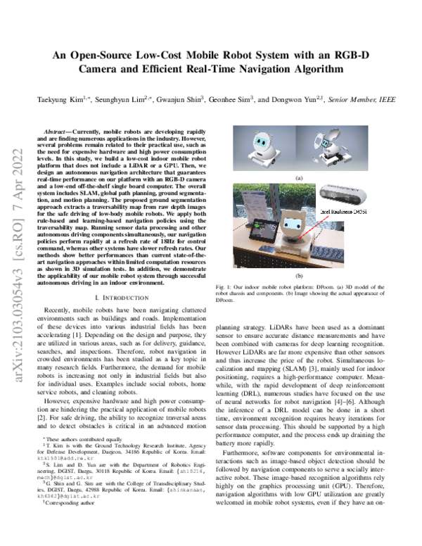 (PDF) Real-Time Navigation System for a Low-Cost Mobile Robot with an ...