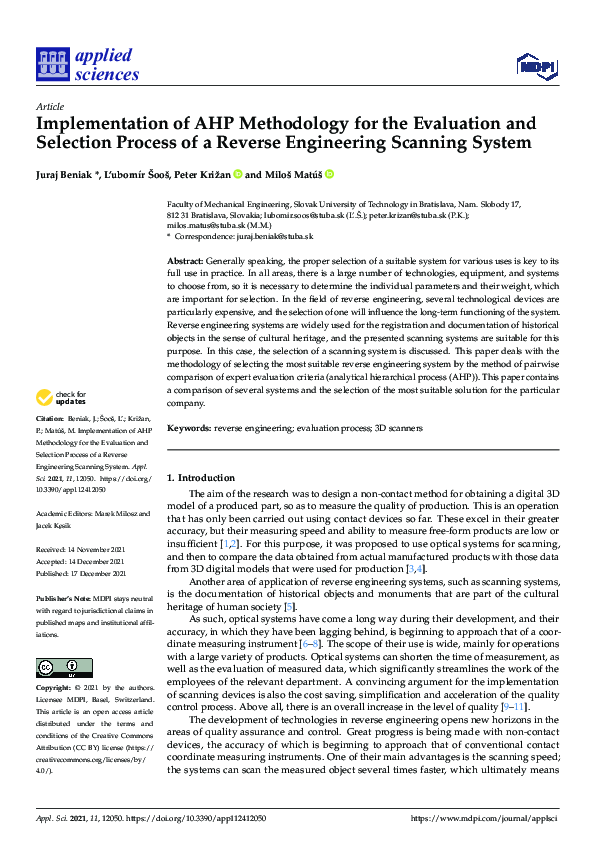 (PDF) Implementation of AHP Methodology for the Evaluation and ...