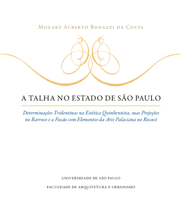 (PDF) A talha no Estado de São Paulo: determinações tridentinas na ...