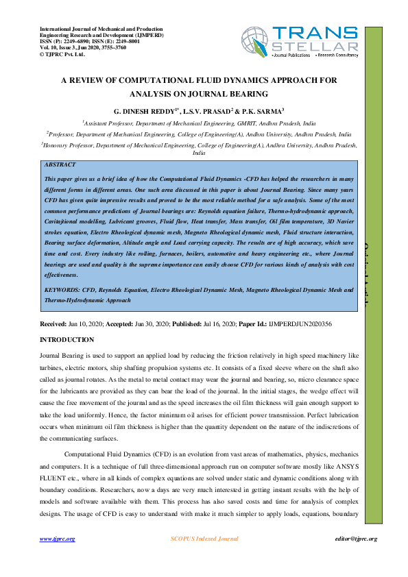 (PDF) A Review of Computational Fluid Dynamics Approach for Analysis on ...