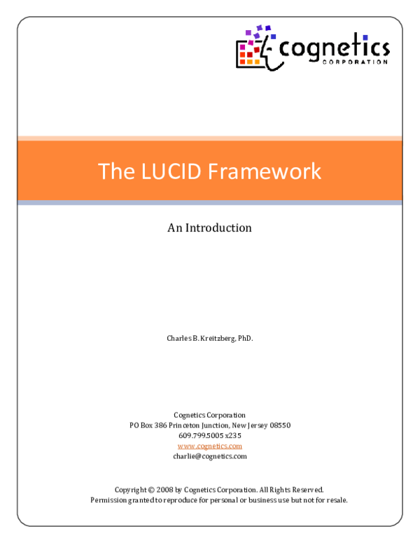 (PDF) The LUCID Framework