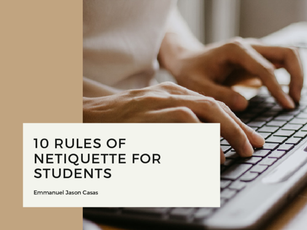 (PDF) 0 RULES OF NETIQUETTE FOR STUDENTS