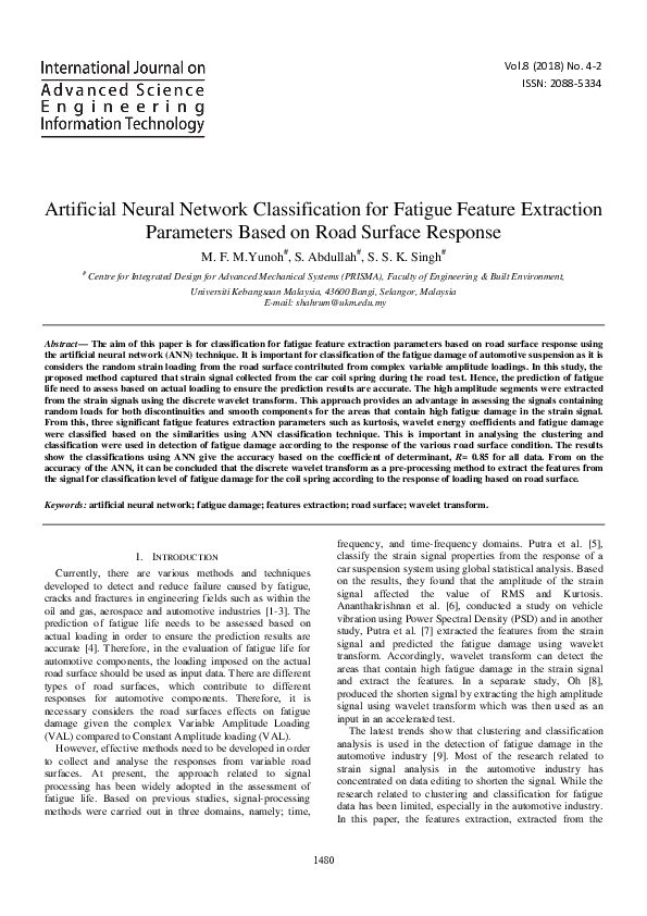 (PDF) Artificial Neural Network Classification for Handwritten Digits ...
