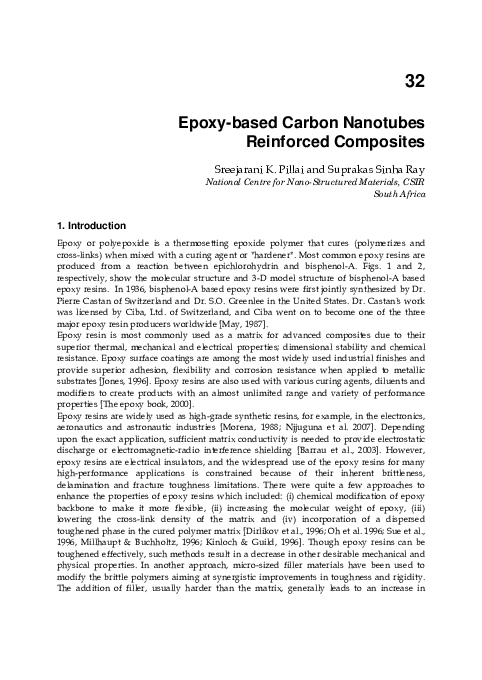 (PDF) Epoxy-based Carbon Nanotubes Reinforced Composites