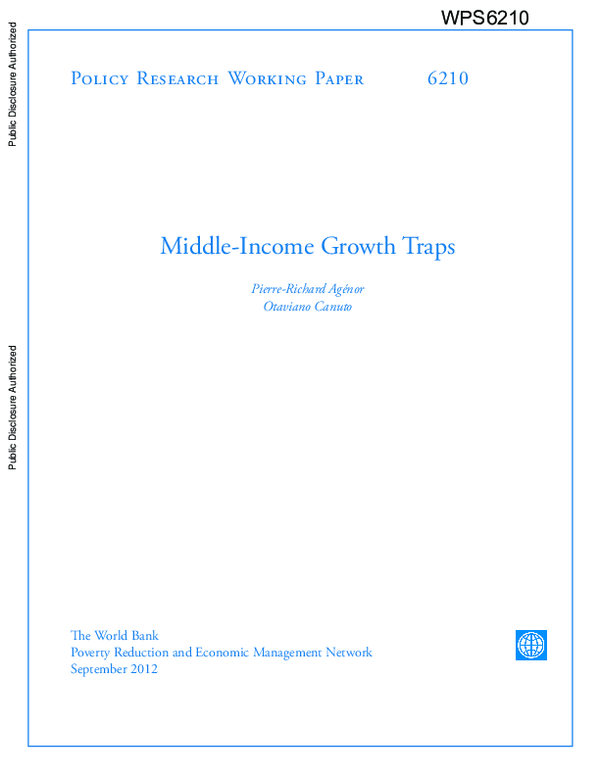 (PDF) Middle-Income Growth Traps