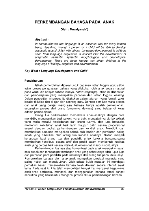 (PDF) Perkembangan Bahasa Pada Anak | SEPTYA RIANTI - Academia.edu