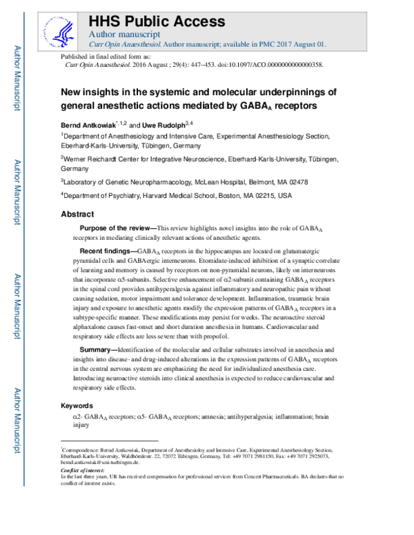 (PDF) New insights in the systemic and molecular underpinnings of ...
