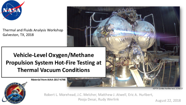 (PDF) Vehicle-Level Oxygen/Methane Propulsion System Hotfire ...
