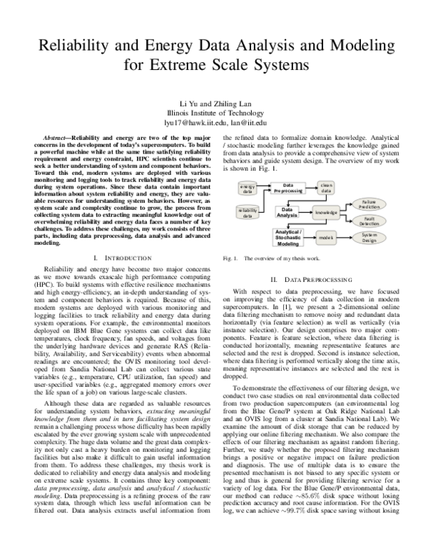 (PDF) Reliability and Energy Data Analysis and Modeling for Extreme ...