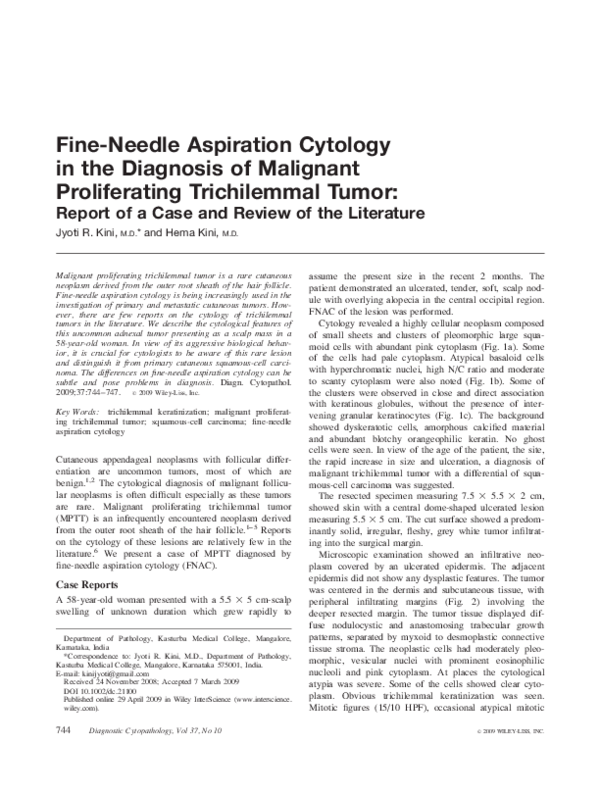 (PDF) Fine Needle Aspiration Cytology in the Diagnosis of Tuberculous