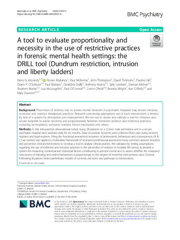 (PDF) A tool to evaluate proportionality and necessity in the use of ...